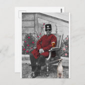 Perzische sjah van Qajar - Iran Briefkaart (Voorkant / Achterkant)