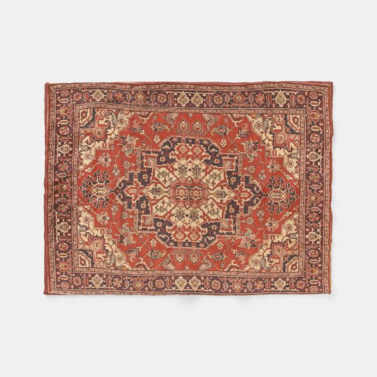 Perzische  stekelbekers fleece deken (Voorkant (Horizontaal))