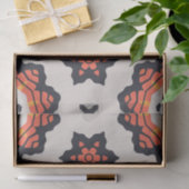 Perzische Sterpatroon Geel Beige Sinaasappel Tissuepapier (Geschenk)