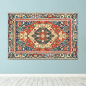 Perzische stijl siermandala Canvas Afdruk (Insitu (Houten vloer))