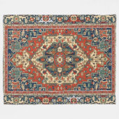  Perzische stijl siermandala Fleece Deken (Voorkant (Horizontaal))