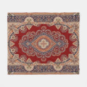  Perzische stijl siermandala Fleece Deken (Voorkant (Horizontaal))