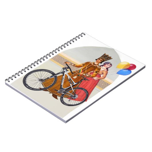 Perzische T-Shirt (Farsi Design) Notitieboek (Linkerzijde)