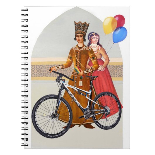 Perzische T-Shirt (Farsi Design) Notitieboek (Voorkant)