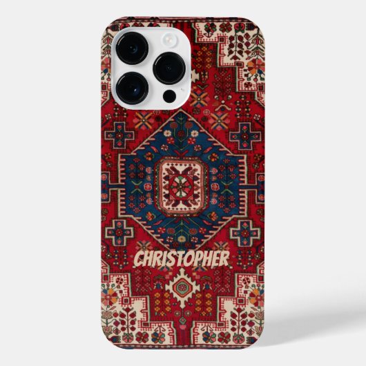 Perzische tapijt cover telefoon geval iPhone hoesje (Achterkant)