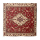 Perzische tapijt look design tegeltje (Voorkant)