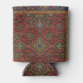 Perzische tapijt rood blauw Classic Blikjeskoeler (Voorkant)