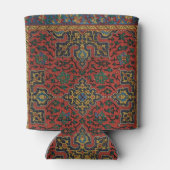 Perzische tapijt rood blauw Classic Blikjeskoeler (Achterkant)