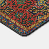 Perzische tapijt rood blauw Classic Bureaumat (Hoek)