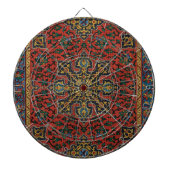 Perzische tapijt rood blauw Classic Dartbord (Voorkant)