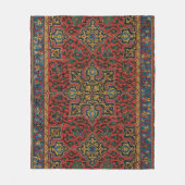 Perzische tapijt rood blauw Classic Fleece Deken (Voorkant)