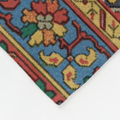 Perzische tapijt rood blauw Classic Fleece Deken (Hoek)