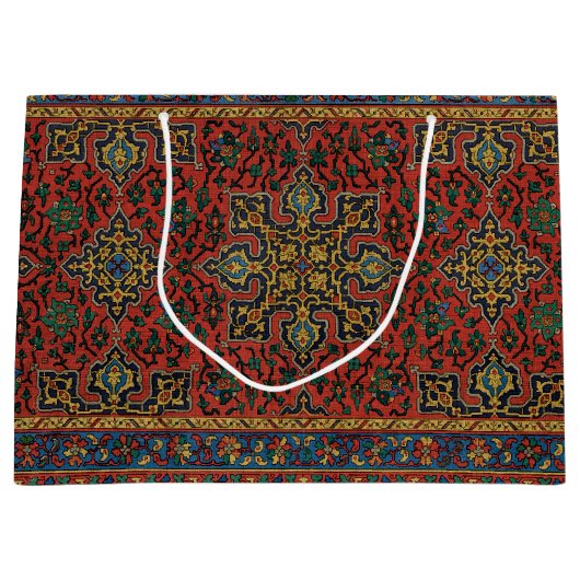 Perzische tapijt rood blauw Classic Groot Cadeauzakje (Voorkant)