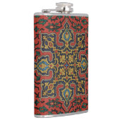 Perzische tapijt rood blauw Classic Heupfles (Rechts)