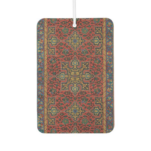 Perzische tapijt rood blauw Classic Luchtverfrisser (Voorkant)