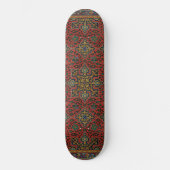 Perzische tapijt rood blauw Classic Persoonlijk Skateboard (Voorkant)