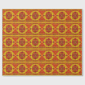 PERZISCHE TAPijt - Rood & Geel Cadeaupapier (Vlak)