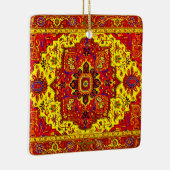 PERZISCHE TAPijt - Rood & Geel Keramisch Ornament (Rechts)