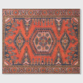 Perzische Tapijten Antiek Accent  Turks Retro Cadeaupapier (Vlak)