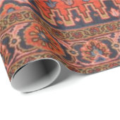 Perzische Tapijten Antiek Accent  Turks Retro Cadeaupapier (Rol Hoek)