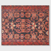 Perzische Tapijten Antiek Accent  Turks Retro Cadeaupapier (Vlak)