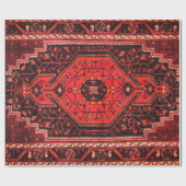 Perzische Tapijten Antiek Accent  Turks Retro Cadeaupapier (Vlak)
