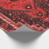 Perzische Tapijten Antiek Accent  Turks Retro Cadeaupapier (Hoek)