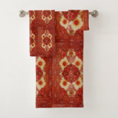 Perzische tapijten in koperen kleur bad handdoek (Insitu)