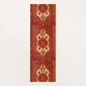 Perzische tapijten in koperen kleur yogamat (Achterkant)