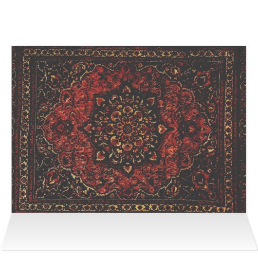 Perzische tapijten in roos gekleurd veld (Binnen Horizontaal (Boven))