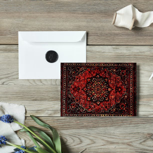 Perzische tapijten in roos gekleurd veld