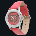 Perzische tapijten in roos gekleurd veld horloge<br><div class="desc">Perzische tapijten kijken in roos gekleurd veld - de antiek boekenafbeelding werd bewerkt en toegepast op dit horlogegezicht door Alma Wad .Excellent voor enthousiaste etnische modes. Beschikbaar op een verscheidenheid van horlogestijlen.</div>