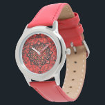 Perzische tapijten in roos gekleurd veld horloge<br><div class="desc">Perzische tapijten kijken in roos gekleurd veld - de antiek boekenafbeelding werd bewerkt en toegepast op dit horlogegezicht door Alma Wad .Excellent voor enthousiaste etnische modes. Beschikbaar op een verscheidenheid van horlogestijlen.</div>