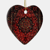 Perzische tapijten in roos gekleurd veld  keramisch ornament (Rechts)