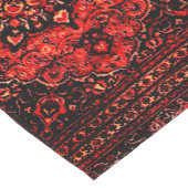 Perzische tapijten in roos gekleurd veld korte tafelloper (Hoek)