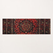 Perzische tapijten in roos gekleurd veld yogamat (Achterkant (horizontaal))