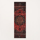 Perzische tapijten in roos gekleurd veld yogamat (Voorkant)