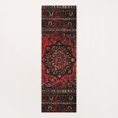 Perzische tapijten in roos gekleurd veld yogamat (Achterkant)