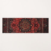 Perzische tapijten in roos gekleurd veld yogamat (Voorkant (horizontaal))