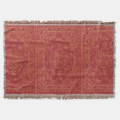 Perzische tapijten kijken in het sinaasappel deken (Voorkant)