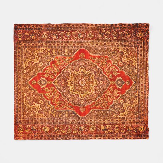 Perzische tapijtlook - Tabris Fleece Blanket (Voorkant (Horizontaal))