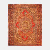 Perzische tapijtlook - Tabris Fleece Blanket Deken (Voorkant)