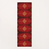 Perzische tapijtmotieven - grijs uitzien yogamat (Voorkant)