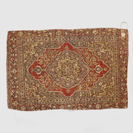 Perzische    tapijtschelp - Tabris  Golfhanddoek (Horizontaal)