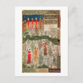 Perzische tuin, 15e eeuw (m/v op papier) briefkaart (Voorkant)