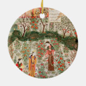 Perzische tuin, 15e eeuw (m/v op papier) keramisch ornament (Achterkant)