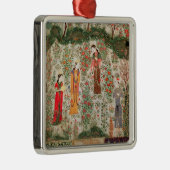 Perzische tuin, 15e eeuw (m/v op papier) metalen ornament (Rechts)