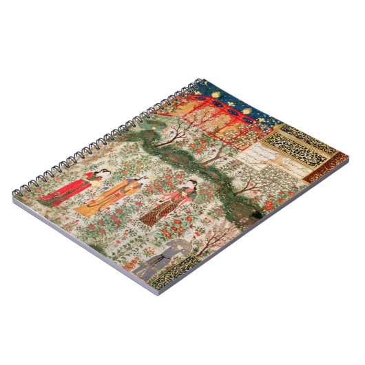 Perzische tuin, 15e eeuw (m/v op papier) notitieboek (Linkerzijde)