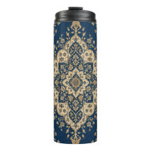Perzische Tumbler Antieke Medaillon Marinegoud