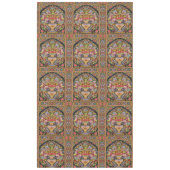  Perzische Turkse Bloemen Mid Century Tafelkleed (Voorkant)